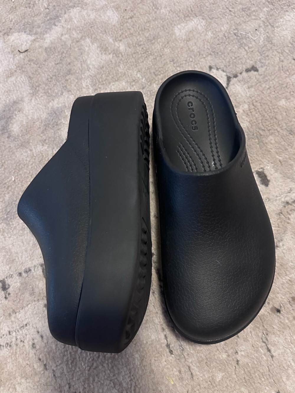 CROCS Dylan Platform Clog - Black - Picture 3 of 5